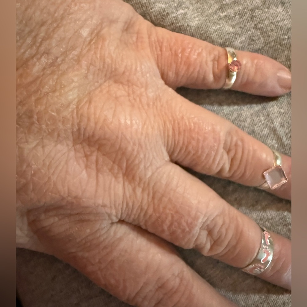 Silver and Pink Knuckle Ring SetNWT - Picture 4 of 6